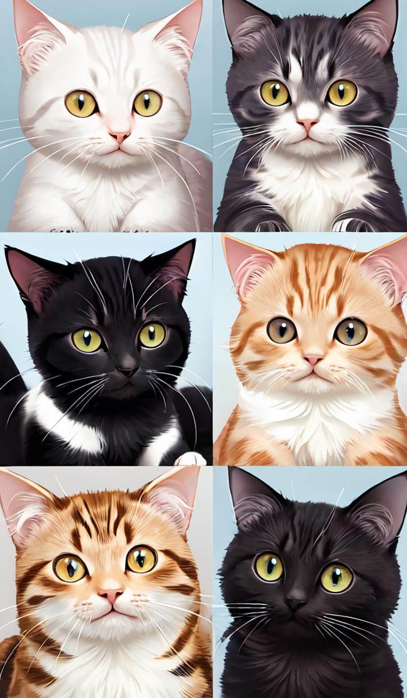 02513-1395555329-too many cute cats on the house, use your imagination, evenly mix cats and cat races in same proportions, world wide cats, don't.png